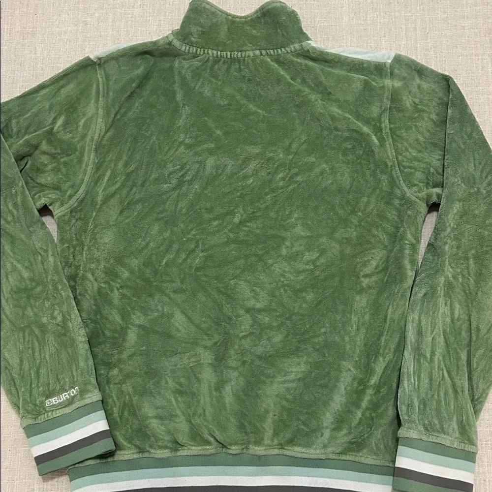 Burton Jacket Men’s Green Velour Full-Zip Retro Outdoor Snow - Picture 7 of 10